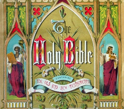 Frontispiece from Binns Family Bible. See below for provenance.